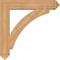Ekena Millwork Thorton Arts & Crafts Smooth Bracket, Western Red Cedar, 5 1/2"W x 36"D x 36"H BKT06X36X36THR03SWR - alternate 4